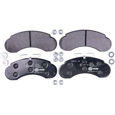 Hella Pagid 8DB 355 019-101 bremseklosser - Bremsesystem Hella Pagid 8DB 355 019-101 bremseklosser - Bremsesystem