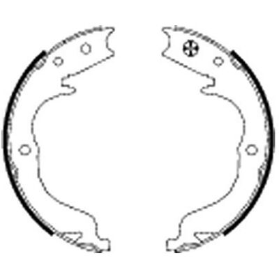 Hella Set Tamburi de Frână - Potrivit pentru Citroën C-crosser și Mitsubishi Hella Set Tamburi de Frână - Potrivit pentru Citroën C-crosser și Mitsubishi
