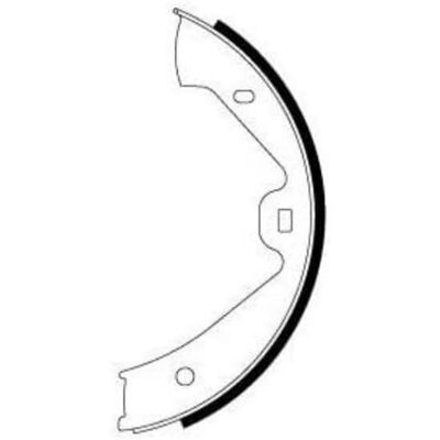 Set plăcuțe de frână Hella pentru Porsche Cayenne & VW Touareg - Sistem de frână cu tambur Set plăcuțe de frână Hella pentru Porsche Cayenne & VW Touareg - Sistem de frână cu tambur