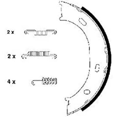 Hella jarrupalat - Yhteensopiva Mercedes-Benz G-Klasse kanssa - 160mm rumpu Hella jarrupalat - Yhteensopiva Mercedes-Benz G-Klasse kanssa - 160mm rumpu