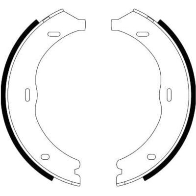 Set plăcuțe de frână Mercedes-Benz Vito Viano - 186mm Set plăcuțe de frână Mercedes-Benz Vito Viano - 186mm