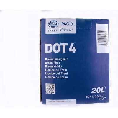 Υγρό φρένων Hella - Δοχείο 20L για BMW, VW, Audi, Ford, Seat Υγρό φρένων Hella - Δοχείο 20L για BMW, VW, Audi, Ford, Seat