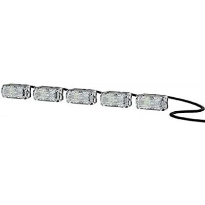 Luz diurna LED Hella - LEDayFlex II 12 V - 2 LEDs, blanca Luz diurna LED Hella - LEDayFlex II 12 V - 2 LEDs, blanca