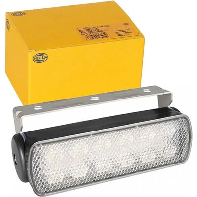 Luz de trabajo LED Hella - 12V/24V Ajustable IP6K7 - 200lm Luz de trabajo LED Hella - 12V/24V Ajustable IP6K7 - 200lm