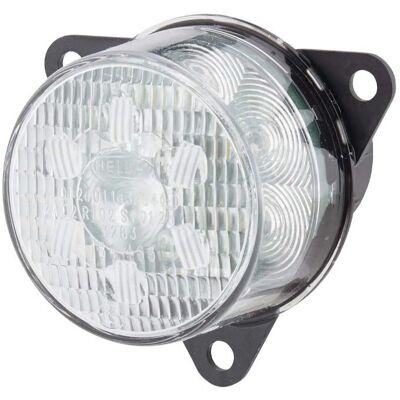 Luz de posición Hella con luz de freno y stop en negro - LED frontal - 12V Luz de posición Hella con luz de freno y stop en negro - LED frontal - 12V