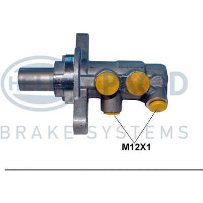 HELLA - 8AM 355 505-891 - 24 Aluminium - Hovedbremsemastercylinder HELLA - 8AM 355 505-891 - 24 Aluminium - Hovedbremsemastercylinder