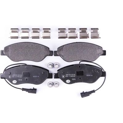 Conjunto de pastilhas de freio dianteiras Hella Pagid - Para Alfa Romeo Mito, Fiat Bravo, Stilo, Lancia Conjunto de pastilhas de freio dianteiras Hella Pagid - Para Alfa Romeo Mito, Fiat Bravo, Stilo, Lancia