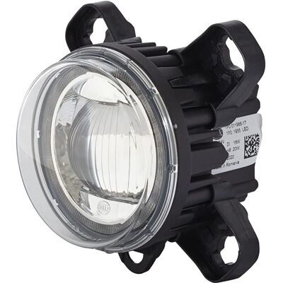 Hella Fényszóró - Fekete LED 24V/12V, E-márkázott, OEM, 90mm Hella Fényszóró - Fekete LED 24V/12V, E-márkázott, OEM, 90mm