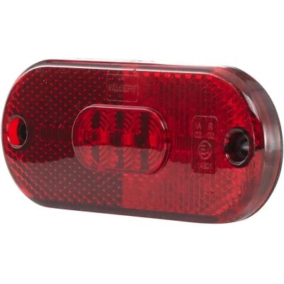 Hella Czarny tylny reflektor LED 12V - Tył Hella Czarny tylny reflektor LED 12V - Tył