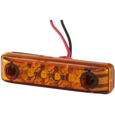 Hella Luce Laterale di Segnalazione Nera LED - Segnalatore Laterale - 12V Hella Luce Laterale di Segnalazione Nera LED - Segnalatore Laterale - 12V
