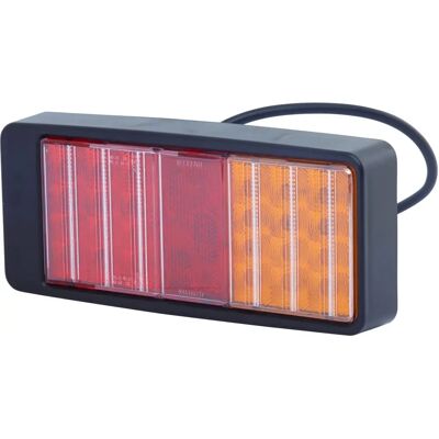 Luz trasera Hella - LED, negra, roja, amarilla - Para tráfico por la derecha/izquierda Luz trasera Hella - LED, negra, roja, amarilla - Para tráfico por la derecha/izquierda