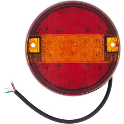 Hella Achterlicht LED - Zwart, Rood, Geel - Achter, Zijde, Schroefmontage - 12/24V Hella Achterlicht LED - Zwart, Rood, Geel - Achter, Zijde, Schroefmontage - 12/24V