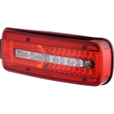 Hella Rear Right LED Light - 53 LEDs, 24V, Black, 8 Functions Hella Rear Right LED Light - 53 LEDs, 24V, Black, 8 Functions