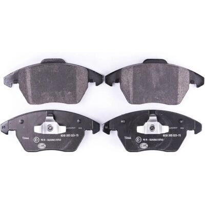 Hella Pagid Skivebremseklosser foran for Audi A1 Seat Ibiza VW Polo - Kitt av bremseklosser Hella Pagid Skivebremseklosser foran for Audi A1 Seat Ibiza VW Polo - Kitt av bremseklosser