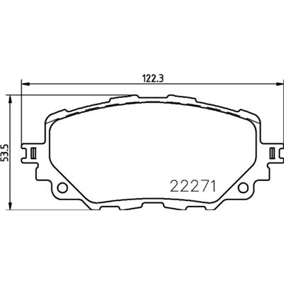 Bremseklodser Hella Pagid - 8db 355 024-821 - Bremsesystem Bremseklodser Hella Pagid - 8db 355 024-821 - Bremsesystem