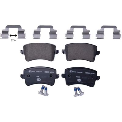 Σετ Τακακιών Φρένων Hella 8DB 355 025-381 για Audi Q5, A4 B8 Avant Σετ Τακακιών Φρένων Hella 8DB 355 025-381 για Audi Q5, A4 B8 Avant
