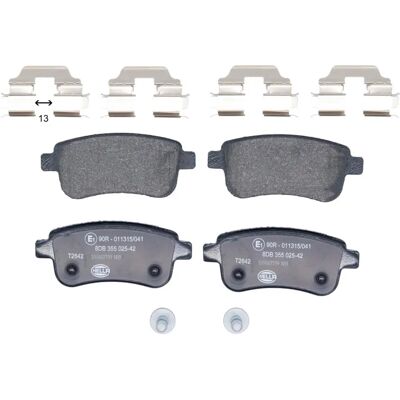 Plaquettes de Frein Hella Pagid - 24820, 9056D1820, T2642 - Plaquettes de Frein Plaquettes de Frein Hella Pagid - 24820, 9056D1820, T2642 - Plaquettes de Frein