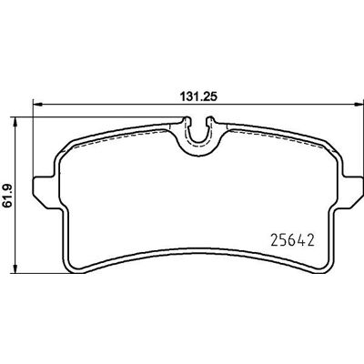 Pastiglie freno Hella Pagid Porsche Macan - Set di dischi Pastiglie freno Hella Pagid Porsche Macan - Set di dischi