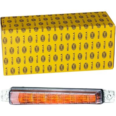 LED etuvalo eteen - 24V, Läpinäkyvä linssi, Musta kotelo LED etuvalo eteen - 24V, Läpinäkyvä linssi, Musta kotelo