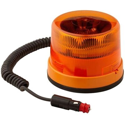 Feu d'avertissement Hella - Balise jaune clignotante LED - 24V/12V - Publicité Feu d'avertissement Hella - Balise jaune clignotante LED - 24V/12V - Publicité