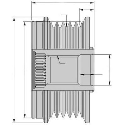 Mercedes-Benz Generatorfriläge - C, E, G-klass, Vario C200 Mercedes-Benz Generatorfriläge - C, E, G-klass, Vario C200