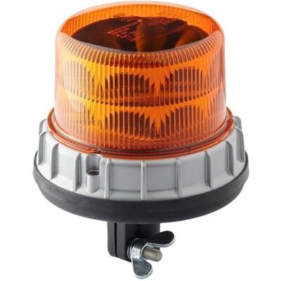 Hella Luz de advertencia - Baliza intermitente LED - Plata - 24V 12V Hella Luz de advertencia - Baliza intermitente LED - Plata - 24V 12V