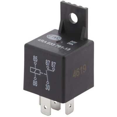 Hella Relais - 4RA933791-131 - 24V, 5-polig, Automobilrelais Hella Relais - 4RA933791-131 - 24V, 5-polig, Automobilrelais