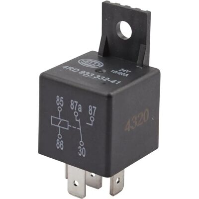 Hella Przekaźnik Model 4RD 933 332-411 - 24V, 5-pól Hella Przekaźnik Model 4RD 933 332-411 - 24V, 5-pól