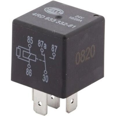 Hella Relä 24V Arbetsström 4rd 933 332-611 - Relä Hella Relä 24V Arbetsström 4rd 933 332-611 - Relä