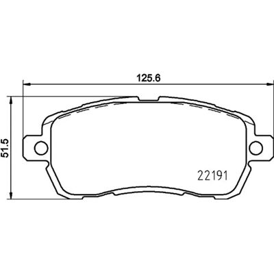 Hella Pagid bromsbelägg för Ford Ka+ - OEM-kvalitet Hella Pagid bromsbelägg för Ford Ka+ - OEM-kvalitet