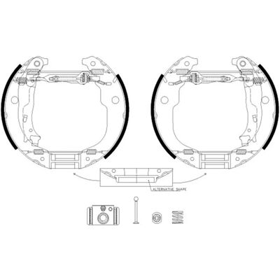 Hella Set de Placute de Frână Spate pentru Citroën C3 - Sistem de Frânare: Bosch Hella Set de Placute de Frână Spate pentru Citroën C3 - Sistem de Frânare: Bosch