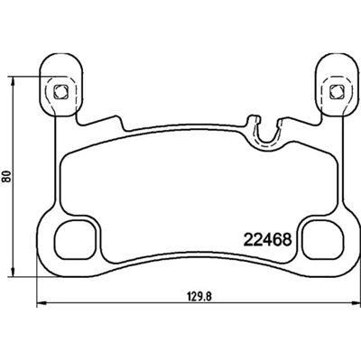 Hella Pagid Bremsbeläge hinten - Bremssystem Hella Pagid Bremsbeläge hinten - Bremssystem