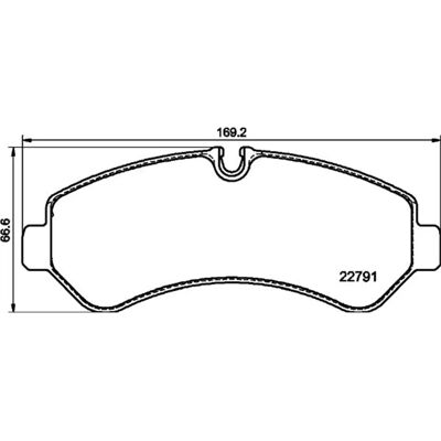 Hella Pagid Brake Pads for Mercedes Sprinter - Brake Pads Hella Pagid Brake Pads for Mercedes Sprinter - Brake Pads