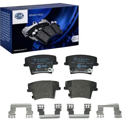 HELLA Pagid Bremsbeläge hinten für Chrysler 300c, Dodge Challenger, Charger - Scheibenbremse HELLA Pagid Bremsbeläge hinten für Chrysler 300c, Dodge Challenger, Charger - Scheibenbremse