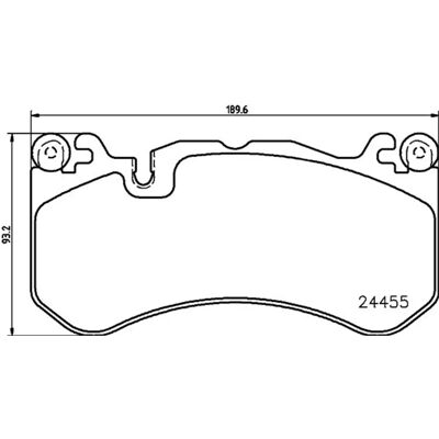 Τακάκια φρένων Hella Pagid - Mercedes-Benz Τακάκια φρένων Hella Pagid - Mercedes-Benz