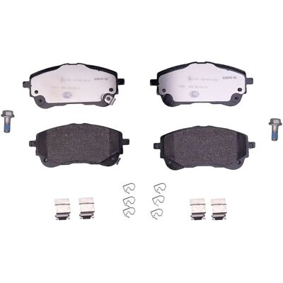Pastilhas de freio dianteiras Hella Pagid - Para Toyota Corolla XII - Compatível com freios de disco Pastilhas de freio dianteiras Hella Pagid - Para Toyota Corolla XII - Compatível com freios de disco
