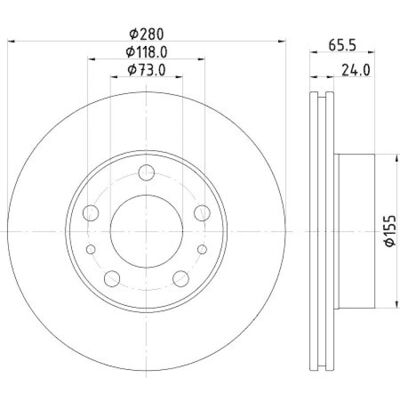 Δίσκος Φρένων Hella Fiat Ducato - Αερόψυκτος, 280mm, 24mm - Δίσκος Φρένων Δίσκος Φρένων Hella Fiat Ducato - Αερόψυκτος, 280mm, 24mm - Δίσκος Φρένων