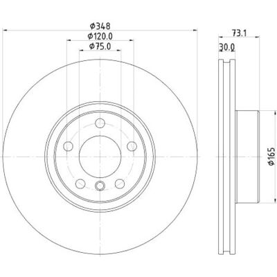 Hella 8DD 355 133-201 Disc de frână ventilat cu conținut ridicat de carbon pentru BMW X4 Hella 8DD 355 133-201 Disc de frână ventilat cu conținut ridicat de carbon pentru BMW X4