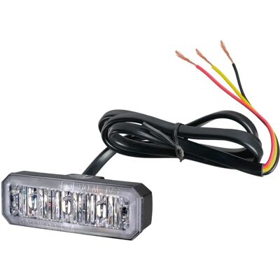 Hella Luz de Advertencia Estroboscópica Negra - 12V 24V LED Hella Luz de Advertencia Estroboscópica Negra - 12V 24V LED