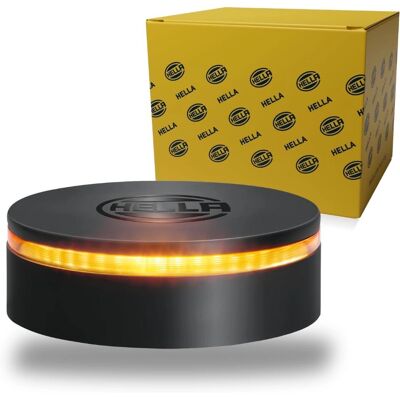 Luz de advertencia LED Hella 2RL 455 256-001 - amarillo - 12/24V - IP69K Luz de advertencia LED Hella 2RL 455 256-001 - amarillo - 12/24V - IP69K