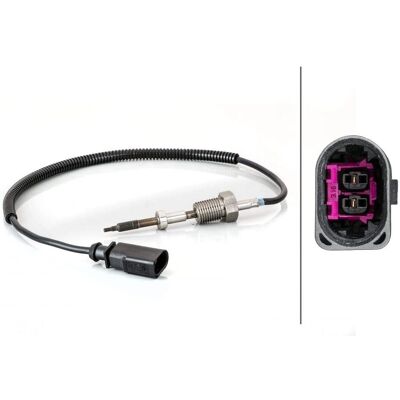 Hella ABS-sensor - Bagaksel Audi A6 C4 C5 - Induktiv, 930mm Hella ABS-sensor - Bagaksel Audi A6 C4 C5 - Induktiv, 930mm