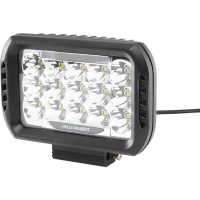 Hella LED Arbetsljus - Rektangulärt, 2 funktioner, svart - LED, 12/24V Hella LED Arbetsljus - Rektangulärt, 2 funktioner, svart - LED, 12/24V