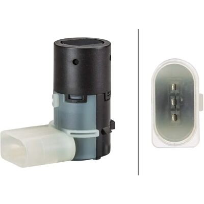 Hella BMW Einparkhilfe Sensor - Rund, 3-Pin, Grau - E39, E53, E83 - Originalteile Hella BMW Einparkhilfe Sensor - Rund, 3-Pin, Grau - E39, E53, E83 - Originalteile