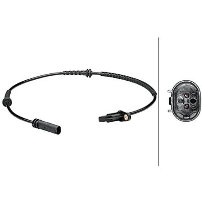 Sensore ABS Mini Hella - Asse anteriore Attivo 728mm Sensore ABS Mini Hella - Asse anteriore Attivo 728mm