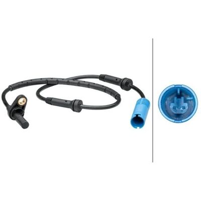 Hella ABS-sensor BMW X1 - 012 679-441 - Foraksel, kabel 630mm Hella ABS-sensor BMW X1 - 012 679-441 - Foraksel, kabel 630mm