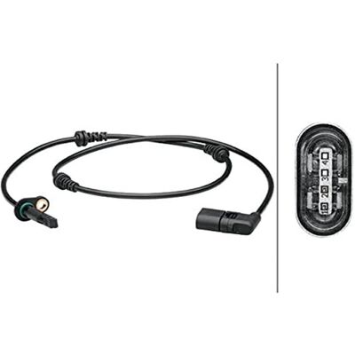 Hella Mercedes C-Klasse Vorderes Rechtes Raddrehzahlsensor Hella Mercedes C-Klasse Vorderes Rechtes Raddrehzahlsensor