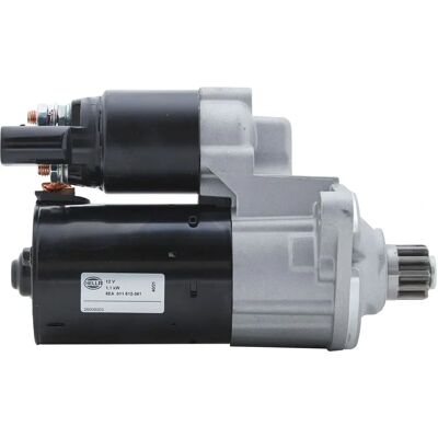 Hella 8EA 011 612-361 Starter - Kompatibel mit Audi, Seat - 1,1kW, 12V, Gegen den Uhrzeigersinn, 2 Befestigungslöcher Hella 8EA 011 612-361 Starter - Kompatibel mit Audi, Seat - 1,1kW, 12V, Gegen den Uhrzeigersinn, 2 Befestigungslöcher