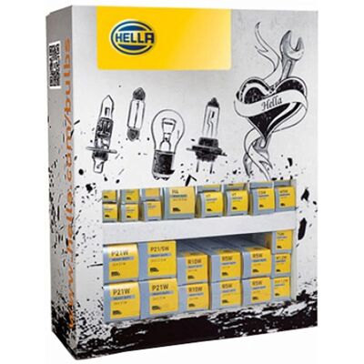 Hella H1 H3 H4 H7 Lampensortiment - 24V LKW Beleuchtung Hella H1 H3 H4 H7 Lampensortiment - 24V LKW Beleuchtung