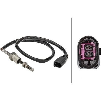 Sensore Temperatura Gas di Scarico - Hella per VW, Audi, Skoda, Seat Sensore Temperatura Gas di Scarico - Hella per VW, Audi, Skoda, Seat