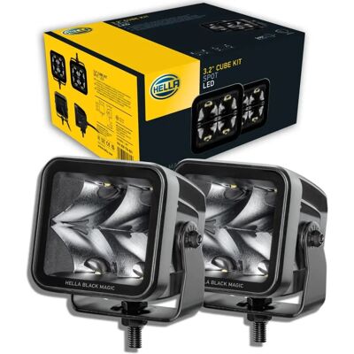 Hella LED Off-road Spotlight - 3.2 inch, Black, Waterproof IP69K Hella LED Off-road Spotlight - 3.2 inch, Black, Waterproof IP69K
